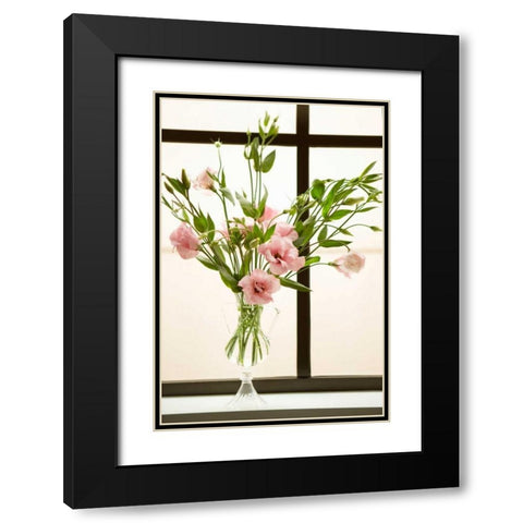 Fresh Cut Flowers I Black Modern Wood Framed Art Print with Double Matting by Millet, Karyn