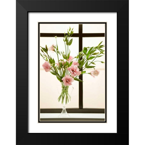 Fresh Cut Flowers I Black Modern Wood Framed Art Print with Double Matting by Millet, Karyn