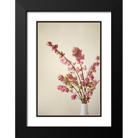 Fresh Cut Flowers II Black Modern Wood Framed Art Print with Double Matting by Millet, Karyn