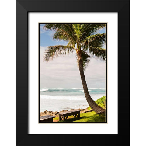 Peaceful Caribbean I Black Modern Wood Framed Art Print with Double Matting by Millet, Karyn