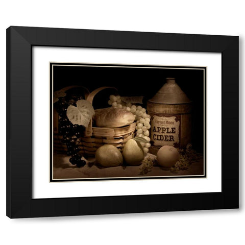 Harvest Moon Black Modern Wood Framed Art Print with Double Matting by McNemar, C. Thomas