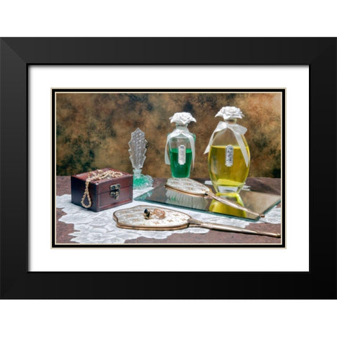 Vanity Black Modern Wood Framed Art Print with Double Matting by McNemar, C. Thomas