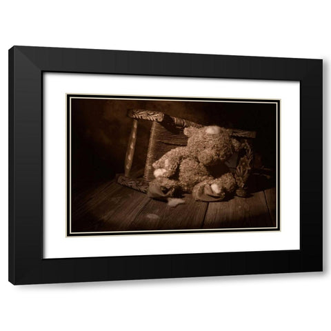 A Child Once Loved Me Black Modern Wood Framed Art Print with Double Matting by McNemar, C. Thomas