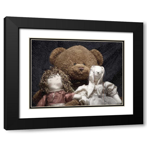 Best Friends Black Modern Wood Framed Art Print with Double Matting by McNemar, C. Thomas