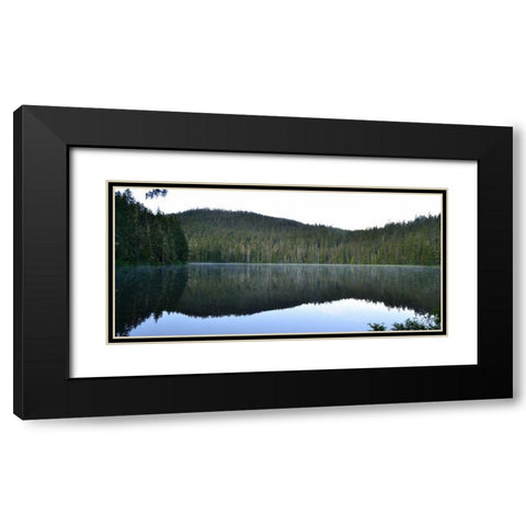 Morning at the Lake V Black Modern Wood Framed Art Print with Double Matting by Moore, Brian