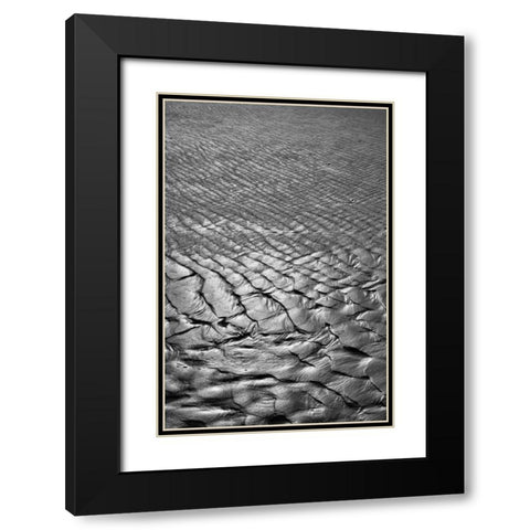 Texture Sand IV Black Modern Wood Framed Art Print with Double Matting by Peterson, Lee