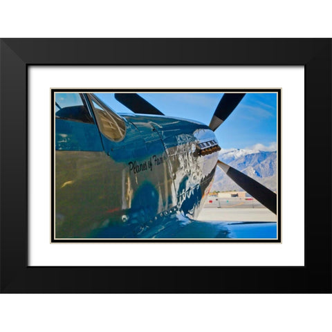 Aviation II Black Modern Wood Framed Art Print with Double Matting by Peterson, Lee