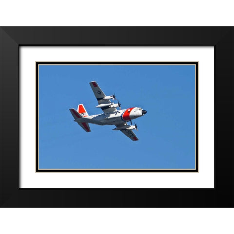 Air Show V Black Modern Wood Framed Art Print with Double Matting by Peterson, Lee
