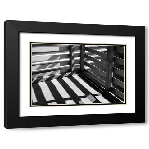 The Corner Black Modern Wood Framed Art Print with Double Matting by Putman, Tammy
