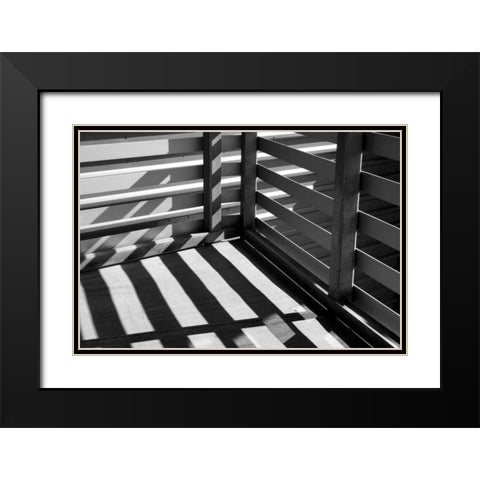 The Corner Black Modern Wood Framed Art Print with Double Matting by Putman, Tammy
