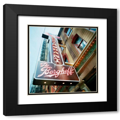 The Berghoff Black Modern Wood Framed Art Print with Double Matting by Stefko, Bob