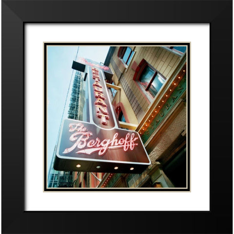 The Berghoff Black Modern Wood Framed Art Print with Double Matting by Stefko, Bob