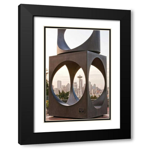 Kerry Park I Black Modern Wood Framed Art Print with Double Matting by Stefko, Bob