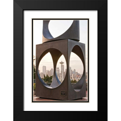 Kerry Park I Black Modern Wood Framed Art Print with Double Matting by Stefko, Bob
