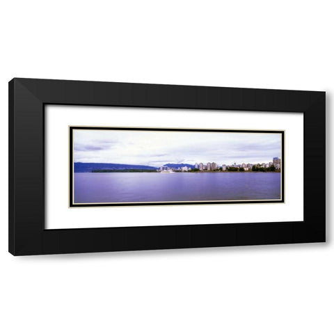 False Creek I Black Modern Wood Framed Art Print with Double Matting by Stefko, Bob