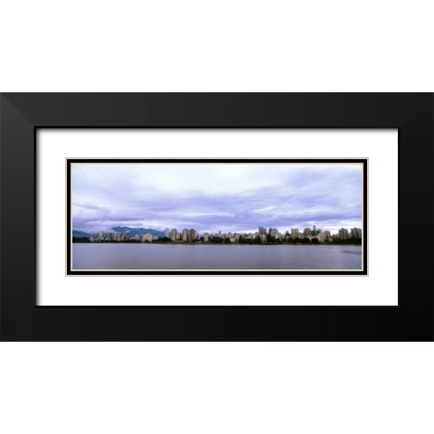 False Creek II Black Modern Wood Framed Art Print with Double Matting by Stefko, Bob