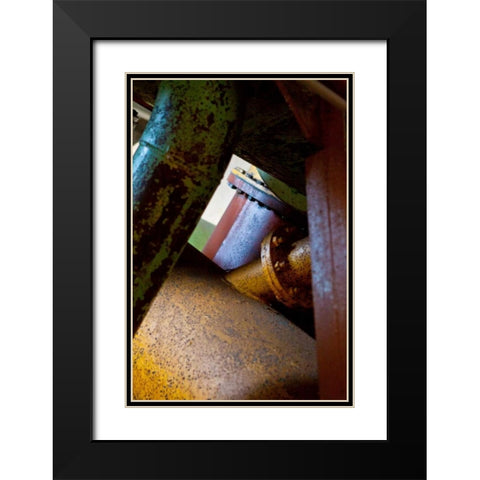 Pipe Dreams I Black Modern Wood Framed Art Print with Double Matting by Styber, Dana