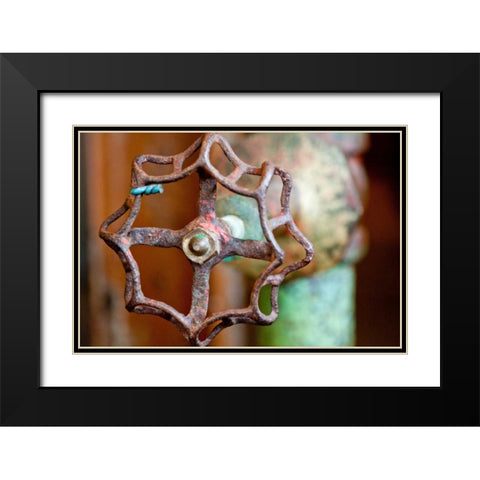 Open and Shut Black Modern Wood Framed Art Print with Double Matting by Styber, Dana