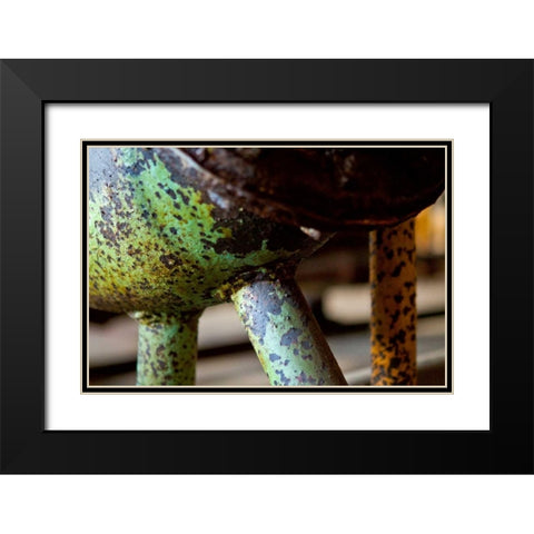 Underbelly Black Modern Wood Framed Art Print with Double Matting by Styber, Dana