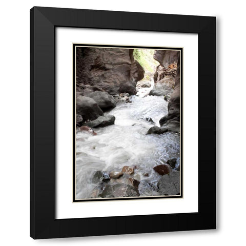 Box Canyon I Black Modern Wood Framed Art Print with Double Matting by Styber, Dana