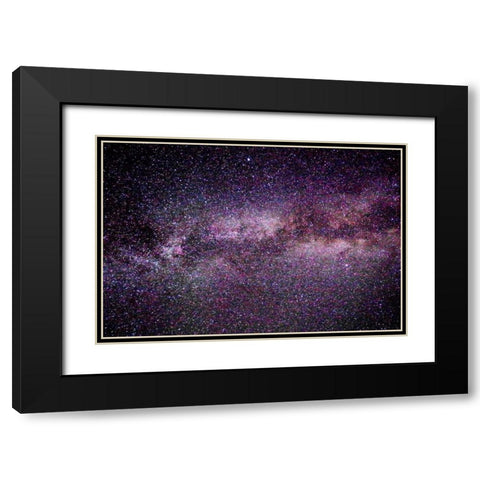Stars Tonight Black Modern Wood Framed Art Print with Double Matting by Taylor, Douglas