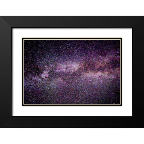 Stars Tonight Black Modern Wood Framed Art Print with Double Matting by Taylor, Douglas