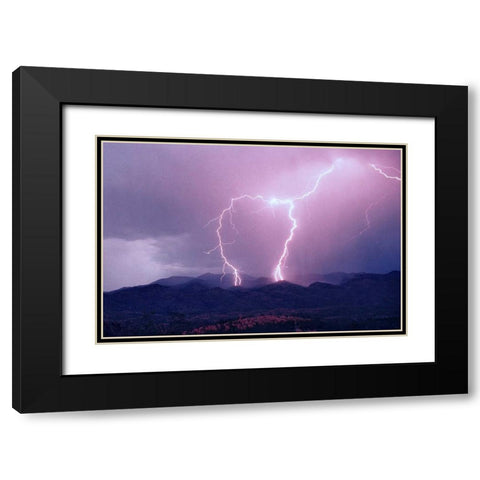 Striking Symmetry I Black Modern Wood Framed Art Print with Double Matting by Taylor, Douglas