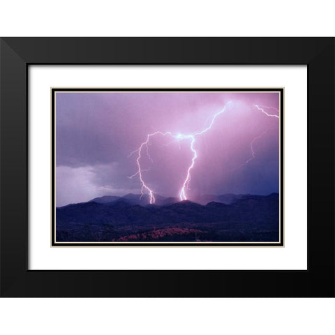 Striking Symmetry I Black Modern Wood Framed Art Print with Double Matting by Taylor, Douglas