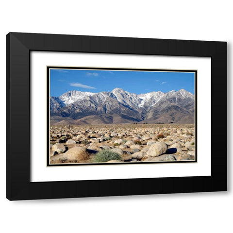 Sierra Nevada Mountains II Black Modern Wood Framed Art Print with Double Matting by Taylor, Douglas