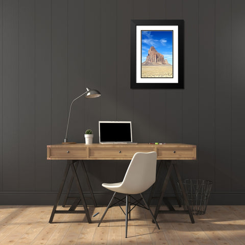 Shiprock Portrait Black Modern Wood Framed Art Print with Double Matting by Taylor, Douglas