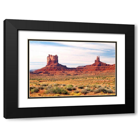 Navajo Country II Black Modern Wood Framed Art Print with Double Matting by Taylor, Douglas