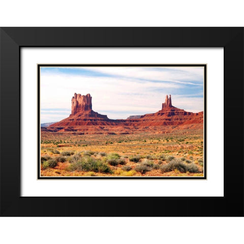Navajo Country II Black Modern Wood Framed Art Print with Double Matting by Taylor, Douglas