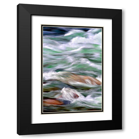 By the River I Black Modern Wood Framed Art Print with Double Matting by Taylor, Douglas