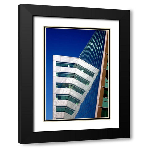 Design Reflections Black Modern Wood Framed Art Print with Double Matting by Taylor, Douglas