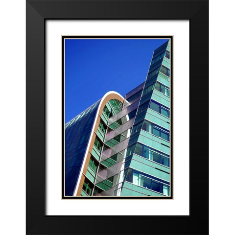 Urban Design Black Modern Wood Framed Art Print with Double Matting by Taylor, Douglas