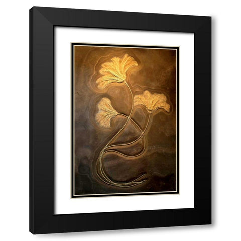 Crinoids I Black Modern Wood Framed Art Print with Double Matting by Taylor, Douglas