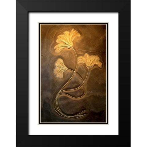 Crinoids I Black Modern Wood Framed Art Print with Double Matting by Taylor, Douglas
