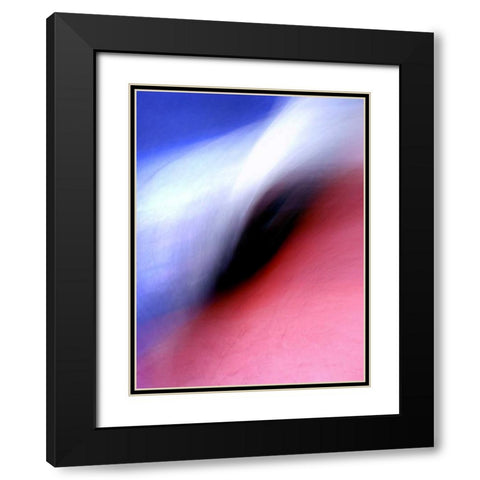 Breaking Wave Black Modern Wood Framed Art Print with Double Matting by Taylor, Douglas
