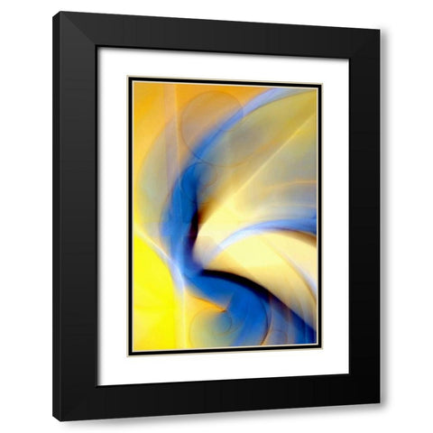 Invitation to Dance Black Modern Wood Framed Art Print with Double Matting by Taylor, Douglas