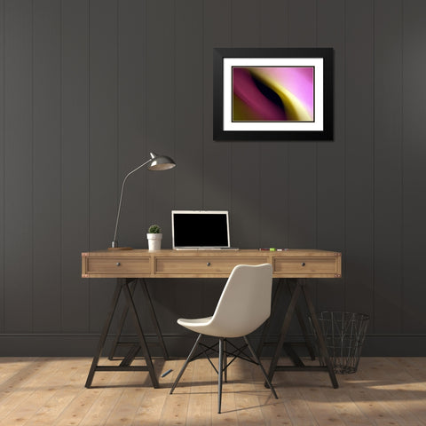 Twisted Beams II Black Modern Wood Framed Art Print with Double Matting by Taylor, Douglas