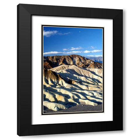 Zabriskie Point II Black Modern Wood Framed Art Print with Double Matting by Taylor, Douglas