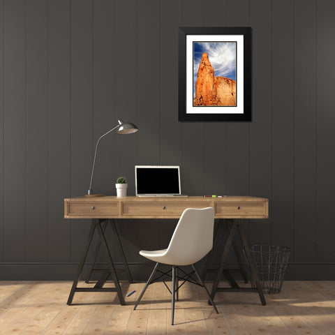 Navajo Skies Black Modern Wood Framed Art Print with Double Matting by Taylor, Douglas