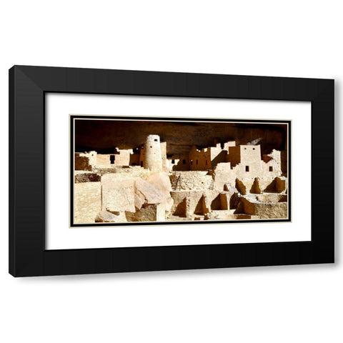 Cliff Palace Ruins Black Modern Wood Framed Art Print with Double Matting by Taylor, Douglas
