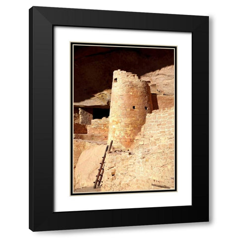 Cliff Palace Detail II Black Modern Wood Framed Art Print with Double Matting by Taylor, Douglas