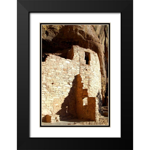 Cliff Palace Detail III Black Modern Wood Framed Art Print with Double Matting by Taylor, Douglas
