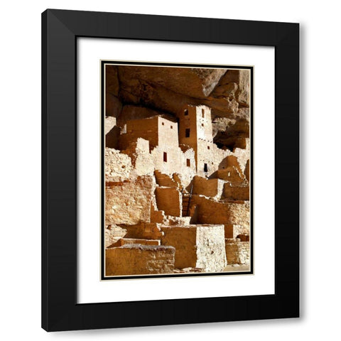 Cliff Palace Detail IV Black Modern Wood Framed Art Print with Double Matting by Taylor, Douglas