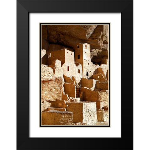 Cliff Palace Detail IV Black Modern Wood Framed Art Print with Double Matting by Taylor, Douglas