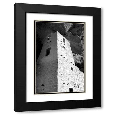 Cliff Palace Detail I BW Black Modern Wood Framed Art Print with Double Matting by Taylor, Douglas