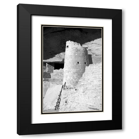 Cliff Palace Detail II BW Black Modern Wood Framed Art Print with Double Matting by Taylor, Douglas