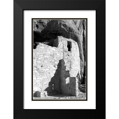 Cliff Palace Detail III BW Black Modern Wood Framed Art Print with Double Matting by Taylor, Douglas